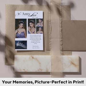 Pageant Ad Template, Editable Pageant Tribute Ad, Full Page Half Page ...