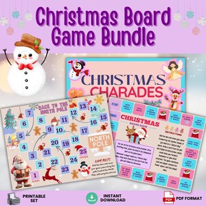 Christmas Board Game Bundle: Holiday Printable Games (PDF) Etsy Christmas Board Game Bundle: Holiday Printable Games (PDF) Etsy