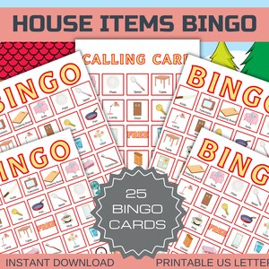 Bingo degli oggetti per la casa, Bingo per la festa di inaugurazione della casa, Gioco per la festa di inaugurazione della casa, Bingo per la festa di inaugurazione della casa, Gioco per la festa di inaugurazione della casa, Gioco per la nuova casa