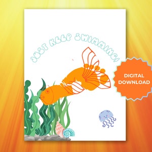 Summer Footprint Art, Under The Sea Fish Craft, Fun Summer Activity, Preschool Summer Craft Kids, Homeschool Daycare Activity Fish Handprint