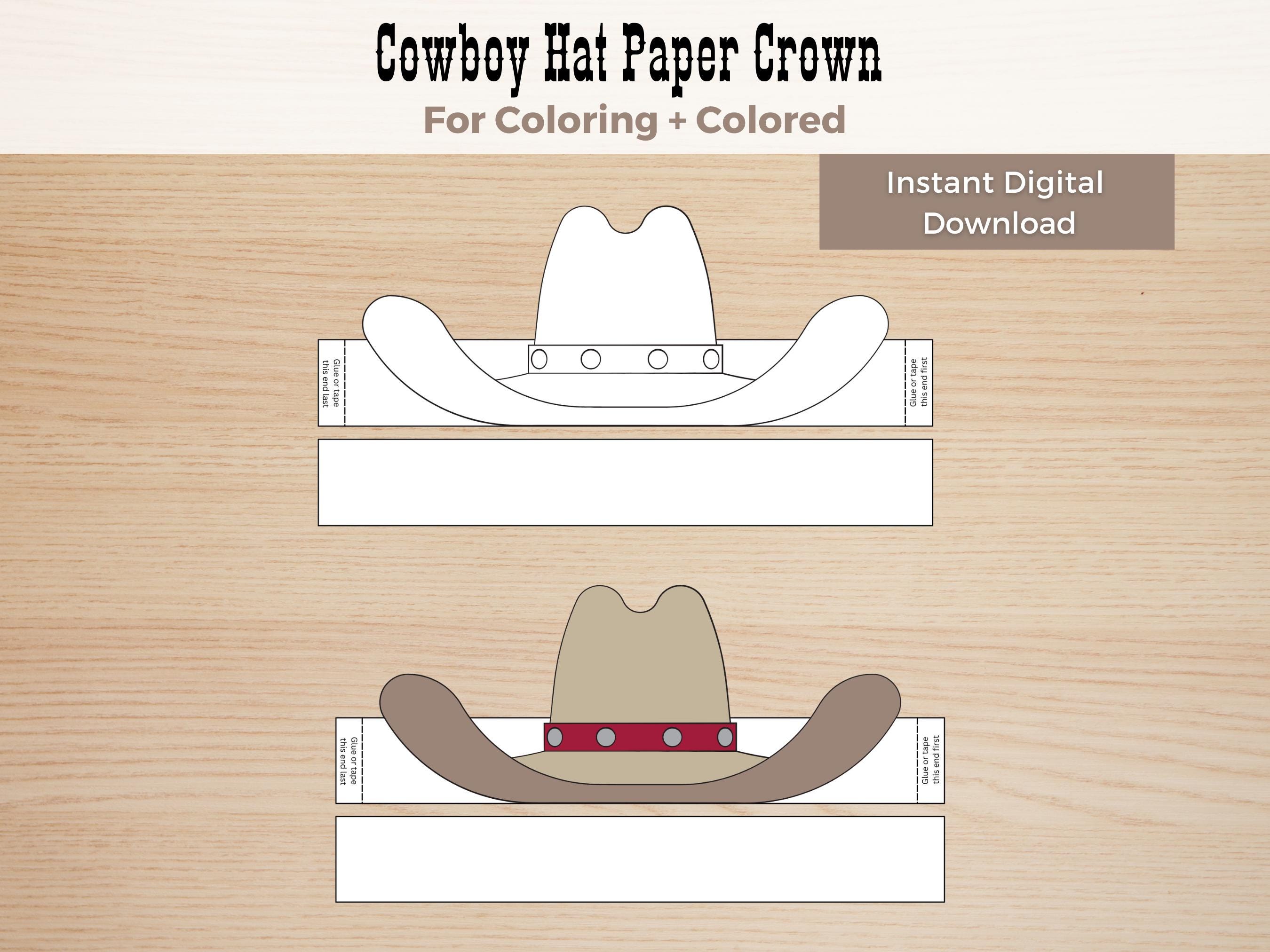 Lot De 6 Chapeaux Cowboy Enfants En Feutre – Couleurs Variées, Cordon Réglable – Parfait Anniversaire Ou Fête Thème Western