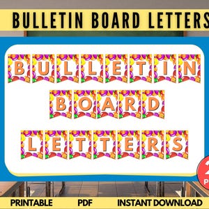 Back to School Bulletin Board, Classroom Bulletin board Letters, Welcome Back Bulletin Board Teacher Decorations Classroom School Wall Decor