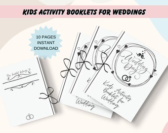 Libro de actividades para colorear de bodas para niños, folleto de actividades de bodas imprimible para niños, actividad de bodas para la mesa de los niños, páginas para colorear de bodas, manualidades