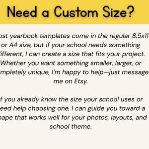 Elementary Yearbook Template, Editable Canva Yearbook, School Memory ...