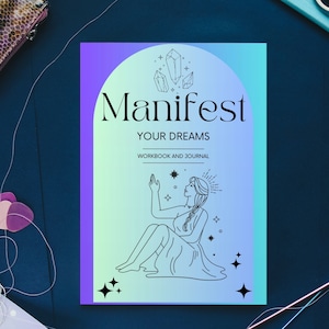 Printable Manifestation Workbook, Goal Setting & Mindset Journal, Dream Guide, 369 Method (Digital Download)