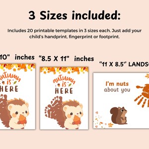 Fall Handprint Art Crafts Fall Printable Crafts Fall Footprint Art Fall Handprint Art Crafts Fall Printable Crafts Fall Footprint Art