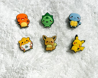 Pokemon Jibbitz - Anime Jibbitz - Shoe Charms For Crocs - Cute Croc Jibbitz - Cute Anime Jibbitz