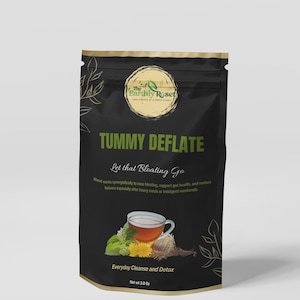 Colon Cleanse Tea + SeaMoss -Gel+ Gut healing Meal Plan + Shopping List. Fast Bloating Relief, No Harsh Discomfort. No Diarrhea. Flat Tummy