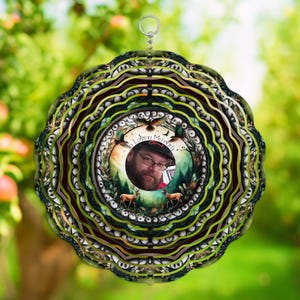 In Loving Memory Wind Spinner, Deer, Outdoor Decor, Yard Art, Wind Spinner, Custom Loving Memory Spinner