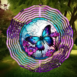 Butterfly Wind Spinner, Butterfly, Outdoor Decor, Yard Art, Wind Spinner, Beautiful Butterfly Spinner