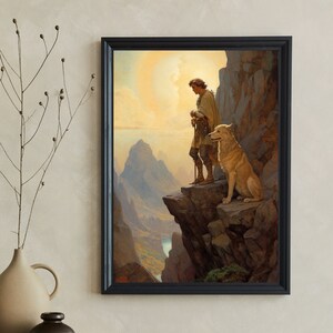 Tarot, The Fool, digital print, new beginnings, adventure, spontaneity, innocence, optimism, risk-taking, courage, frefaith.
