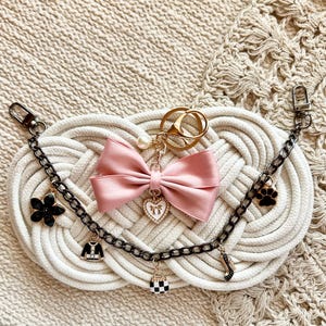 Charm para bolso / Conjunto completo / Charm para bolso / Cadena para bolso / Accesorio para bolso / Lazo para bolso