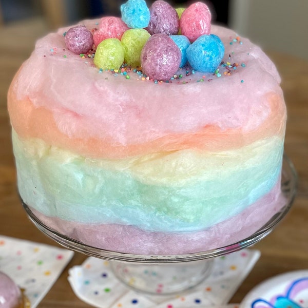 Cotton Candy Floof Cake Etsy