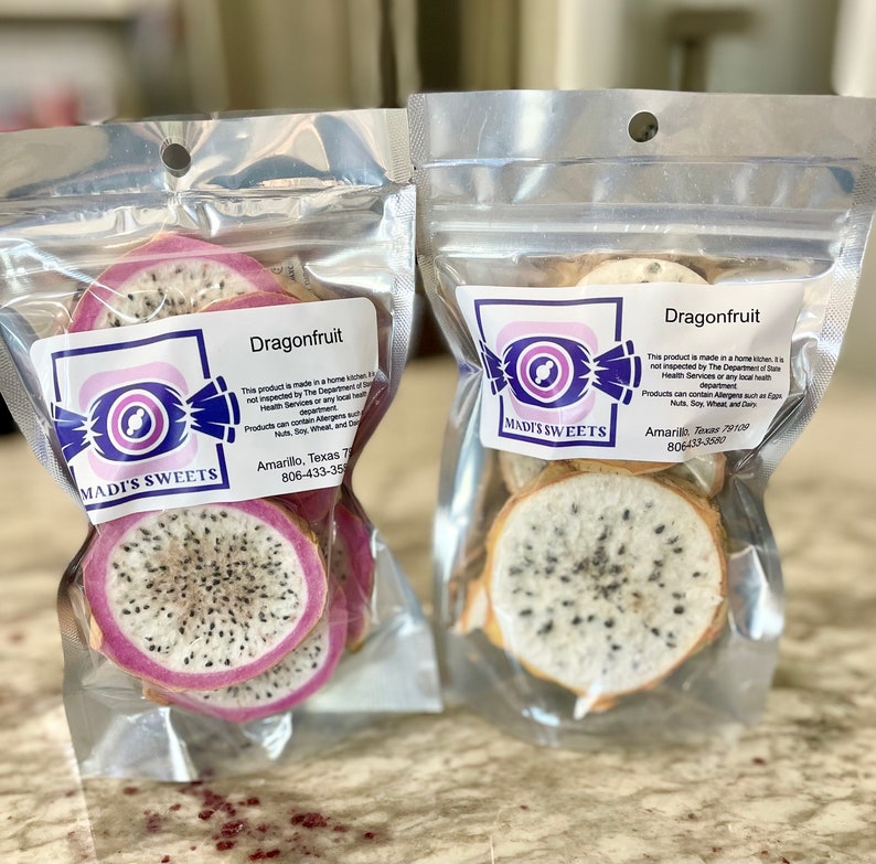 Freeze Dried Dragonfruit - Etsy
