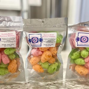 Gummy Bears Freeze Dried