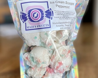 Ice Cream Peppermint Freeze Dried