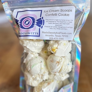 Freeze Dried Confetti Cookie Ice Cream