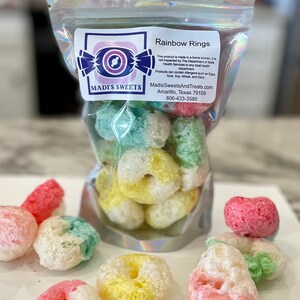 Peach Rings Freeze Dried