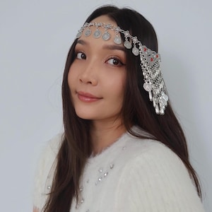 Central Asian traditional  ethnic style hair accessories,kazakh kyrgyz jewelry headwear,national patterns from ancient Silk Road!