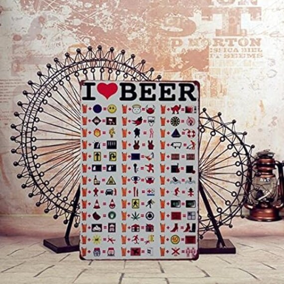 Cartello In Metallo Love Is Love, 20x30 Cm O 30x40 Cm, Poster Vintage Per Casa, Garage, Bar, Con Fori Preforati - 5