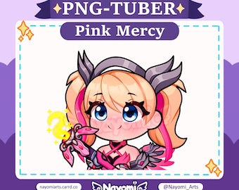 Overwatch 2 / Pink Mercy pngtuber / Pink Mercy Overwatch 2 / Twitch Streamer / Veadotube Mini