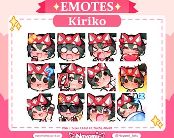 Overwatch 2 / Kiriko 12 Emotes / Pakiet 1 / Kiriko Overwatch / Kiriko Emotes / Overwatch Emotes / Emotes For Twitch & Discord