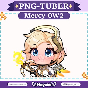 Overwatch 2 / Mercy pngtuber / Mercy Overwatch 2 / Twitch-Streamer / Veadotube Mini