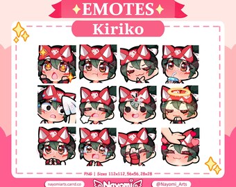 Overwatch 2 / Kiriko 12 Emotes / Pack 2 / Kiriko Overwatch / Kiriko Emotes / Overwatch Emotes / Emotes For Twitch & Discord
