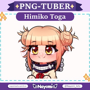 My Hero Academia / Himiko Toga pngtuber / Himiko Toga My Hero Academia / Twitch Streamer / Veadotube Mini