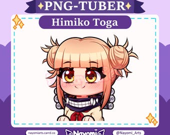 My Hero Academia / Himiko Toga pngtuber / Himiko Toga My Hero Academia / Twitch Streamer / Veadotube Mini