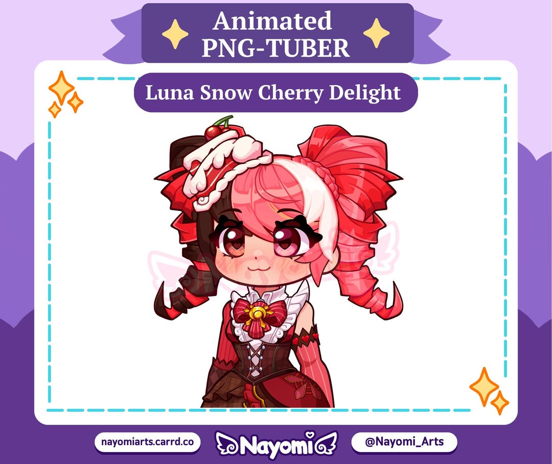 Marvel Rivals / Luna Snow Cherry Delight Pngtuber /luna Snow Marvel ...