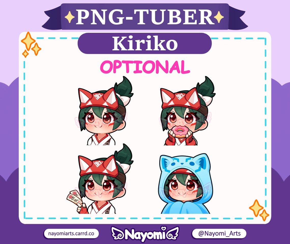 Overwatch 2 / Kiriko Pngtuber / Kiriko Overwatch 2 / Twitch Streamer ...