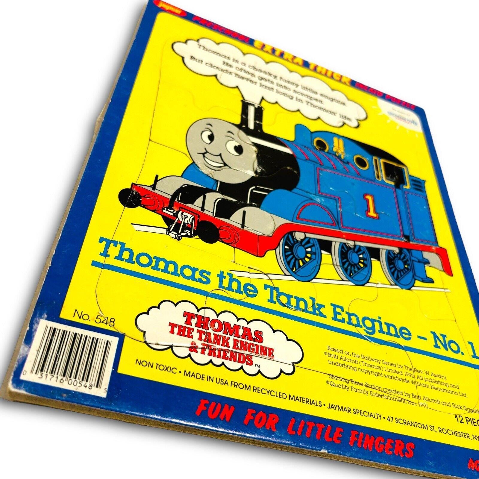 Thomas the Tank Engine Vintage Preschool Tray Puzzle Jaymar Thick