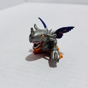 Figura de PVC en miniatura de Metal Greymon de Digimon Digital Monsters, de 3,8 cm (1,5 pulgadas), de 1997, de Bandai! imagen 5