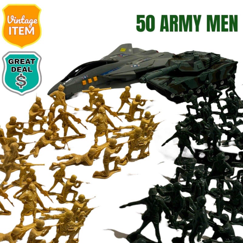 Green Army Men - Etsy