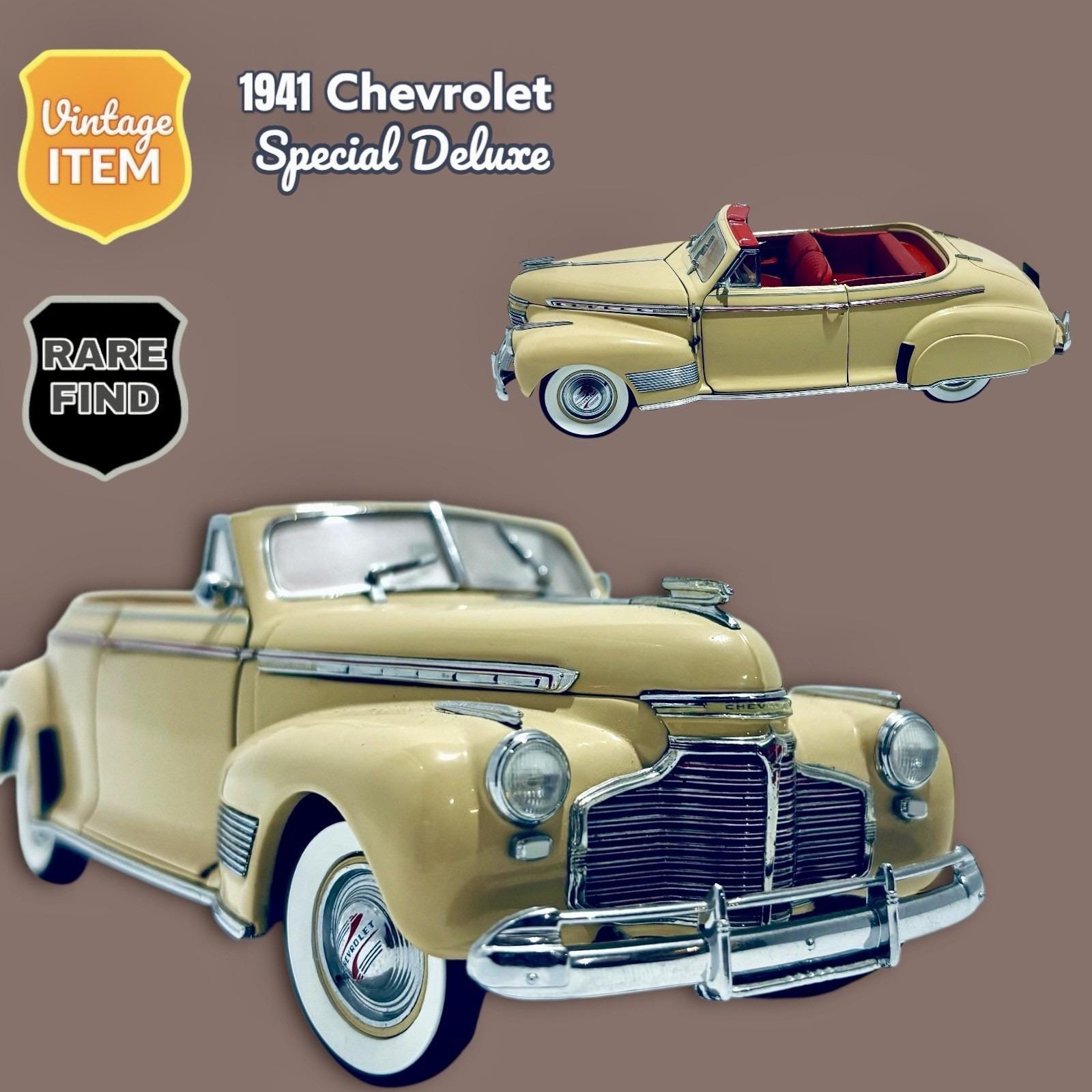 【ミニカーセット】1941Plymouth & 1959Chevrolet 1939 Chevy Master Deluxe Hard Top (Betty Boop) with Diecast