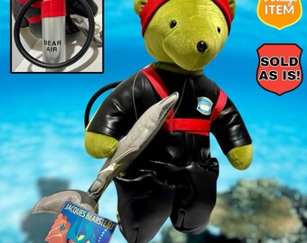 Jacques Bearsteau vintage 1994 Ours North American Bear Co. RARE ! À LIRE !