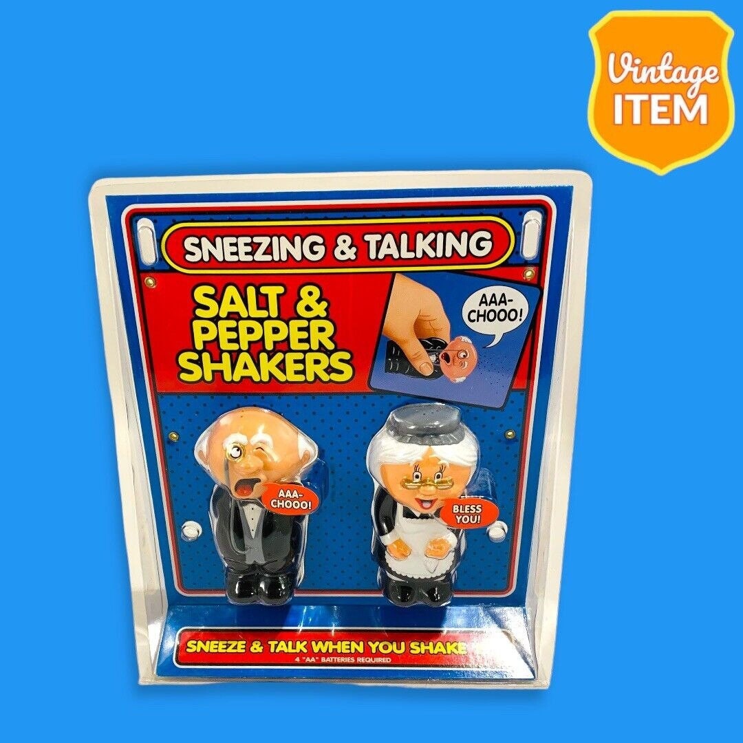 Vintage Sneezing Talking Salt & Pepper Shakers Bless You by Etsy