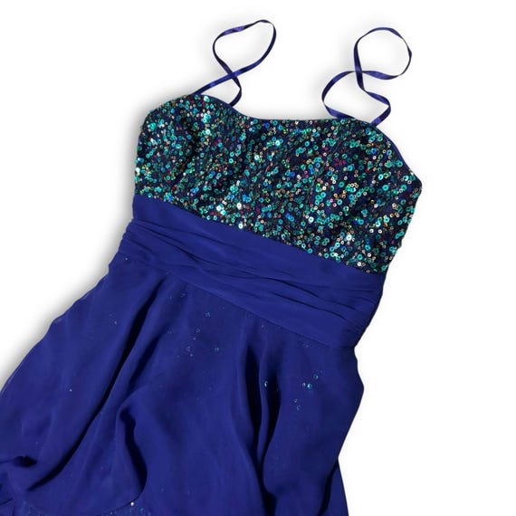 hailey logan by adrianna papell blue dress Hailey Logan by Adrianna Papell Formal Blue