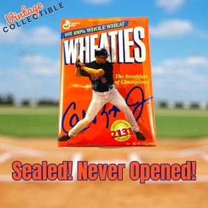 1995 Wheaties Cal Ripken Jr. 2131 Consecutive Games SEALED BOX! Protective Wrap!