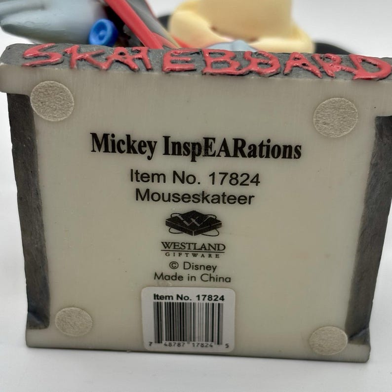 Disney 75th Mickey Mouseskateer 6" Resin Tony Hawk Figurine Inspearations 17824 bild 8