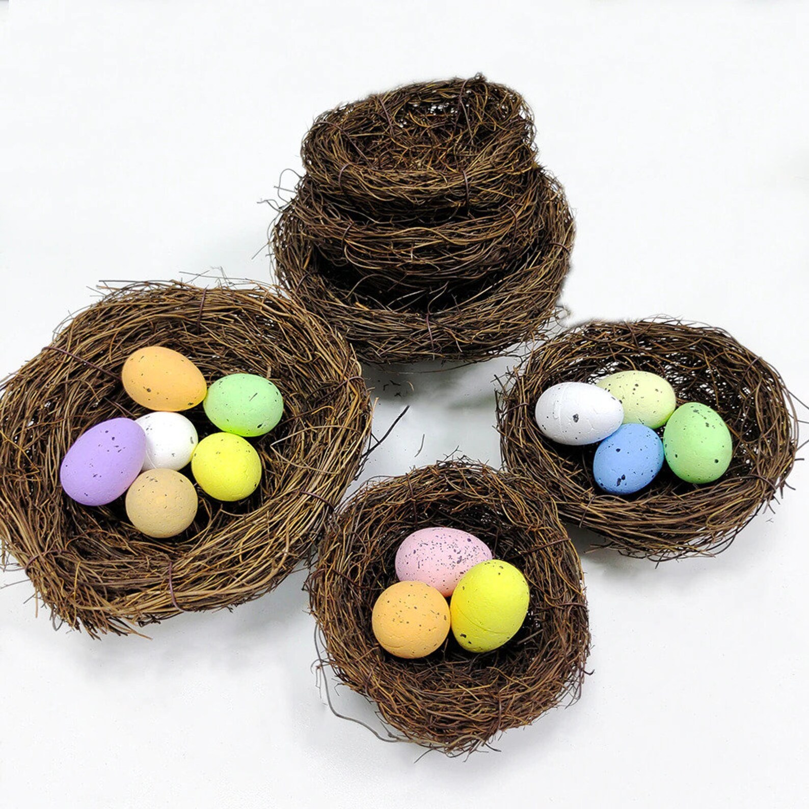 Bird Nest Decoration - Ornament, Home Decor, DIY, Craft Supplies, Gifts