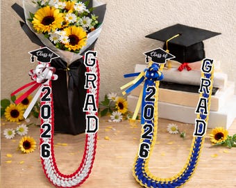 Collana di laurea personalizzata con nome, regalo di laurea, regalo per laureati, collana di nastro di raso personalizzata con cappello di laurea, regalo per la serata degli anziani