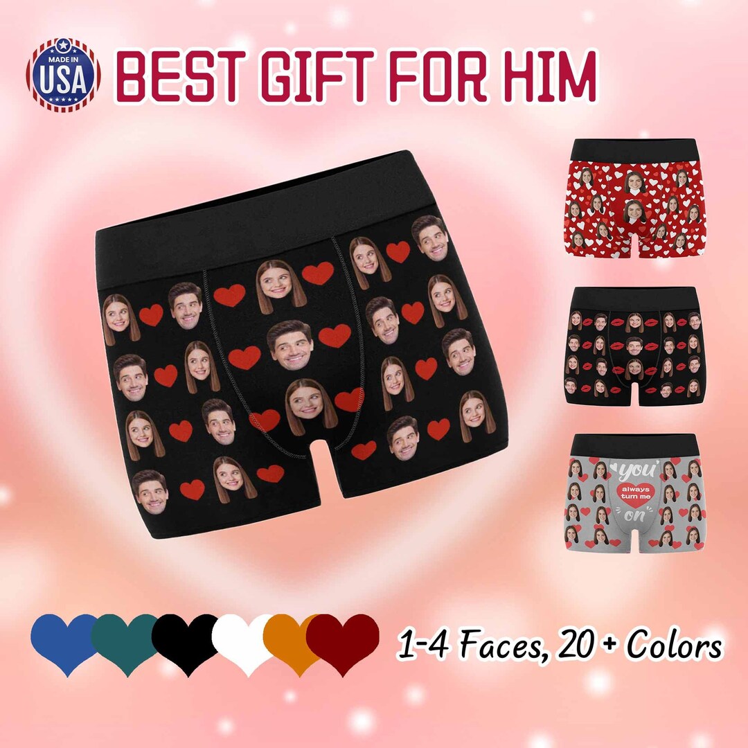 Personalized Boxer Briefs,funny Face Boxer Briefs,photo Boxers Briefs ...