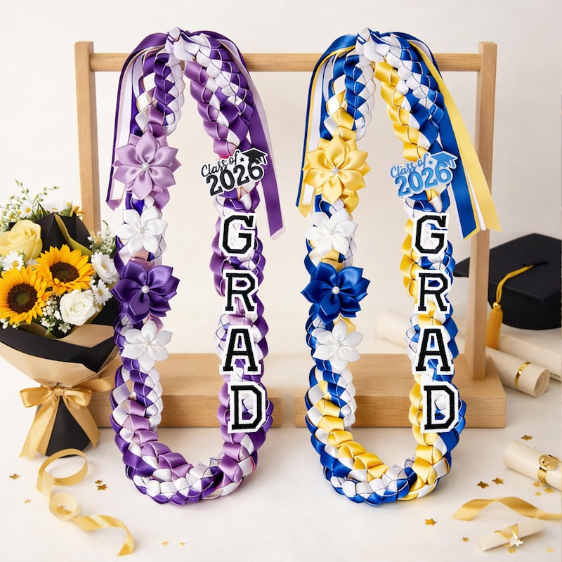 Grad Ribbon Flowers - Etsy
