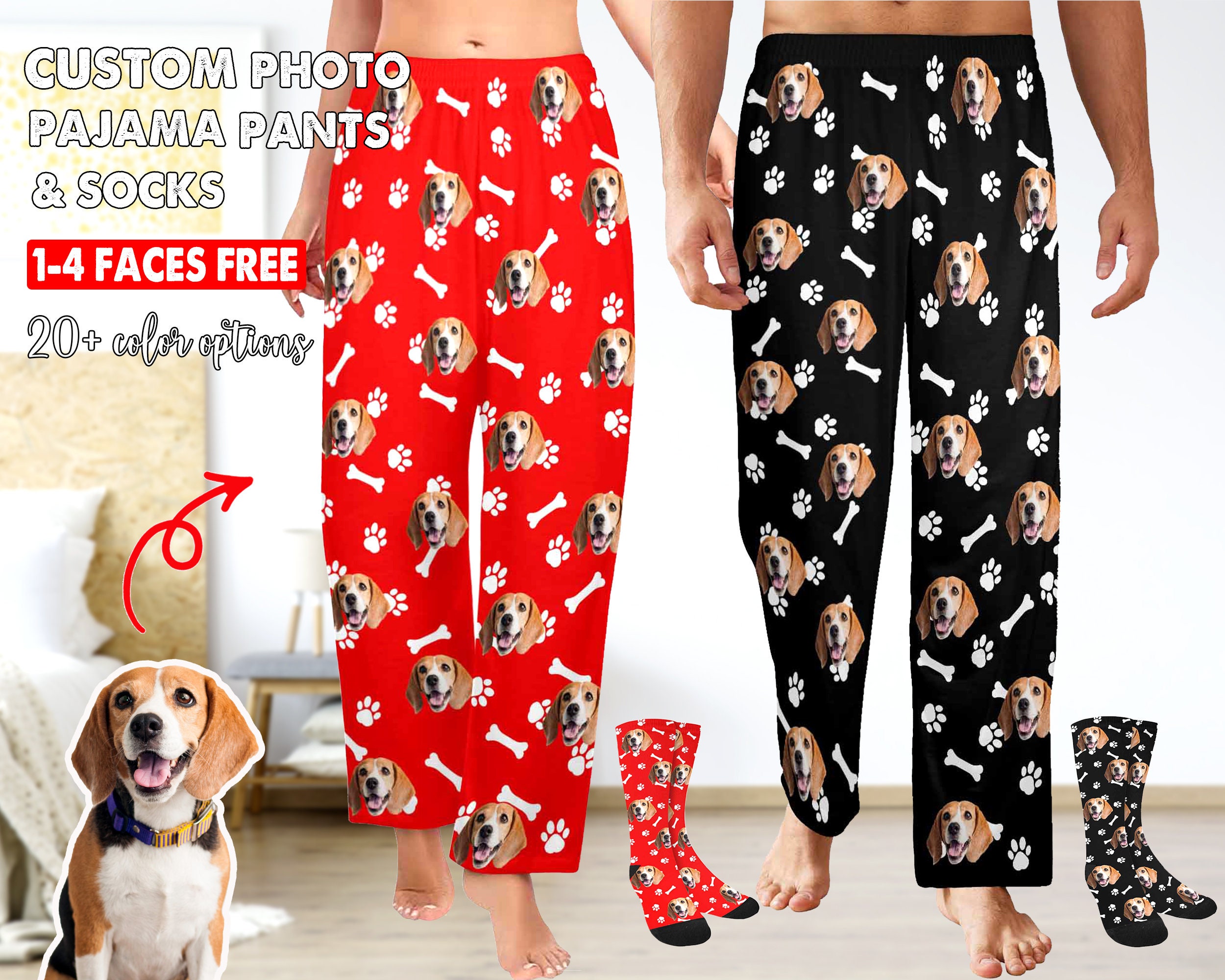 Buy Dog Print Pajamas Online In India Etsy India