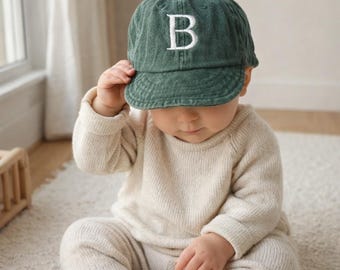 Personalized Baby Summer Hat, Custom Name Embroidered Kids Baseball Cap, Toddler Sun Hat, Baby Boy Girl Gift, Baby Shower Gift