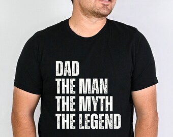 Dad The Man The Myth The Legend, Vintage Dad T-Shirt, Vintage Shirt, Vintage Dad T-Shirt, Gift for Dad, Father''s Day Gift, Husband T-shirt
