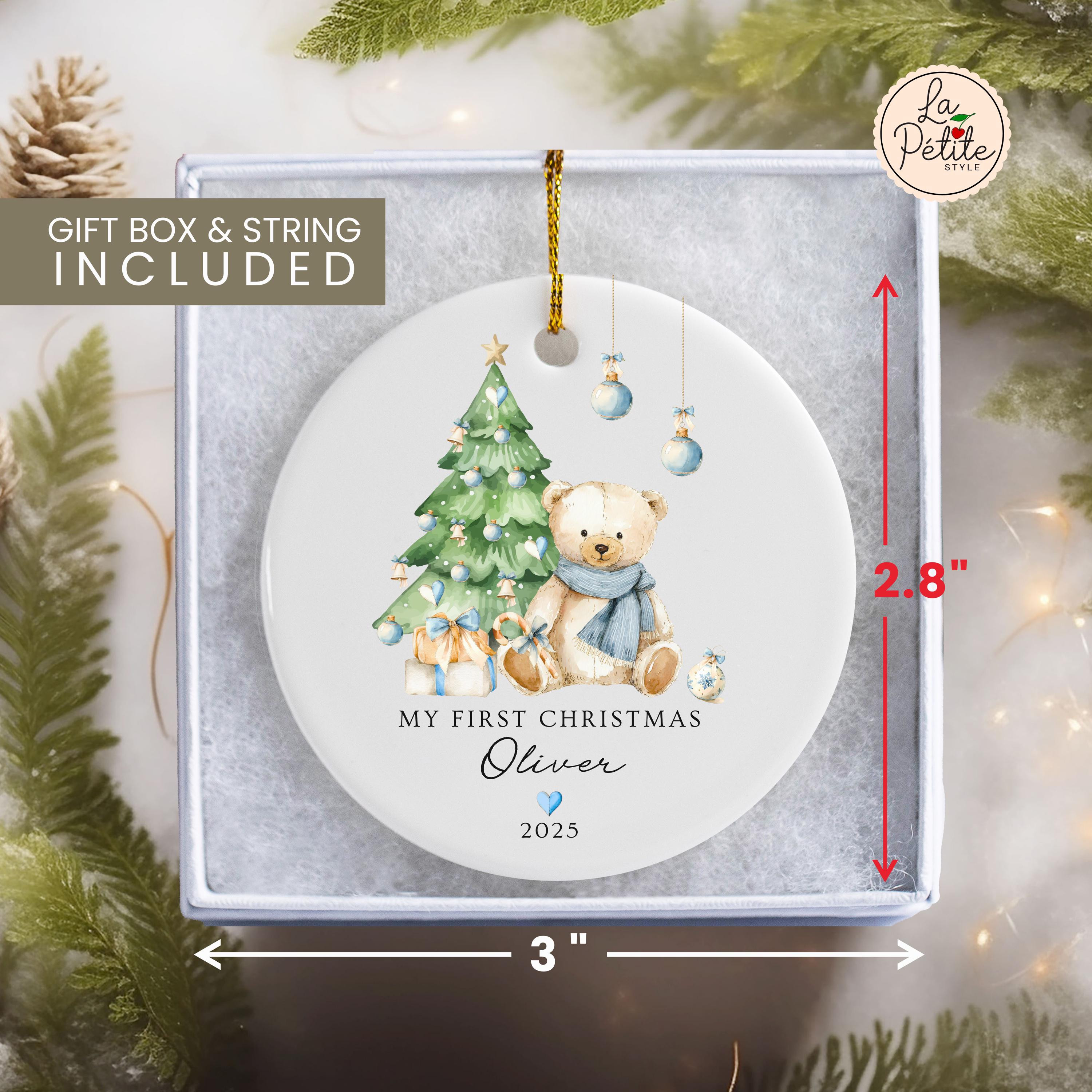 Personalized First Christmas Ornament 1st Christmas Ornament Boy Custom — free download