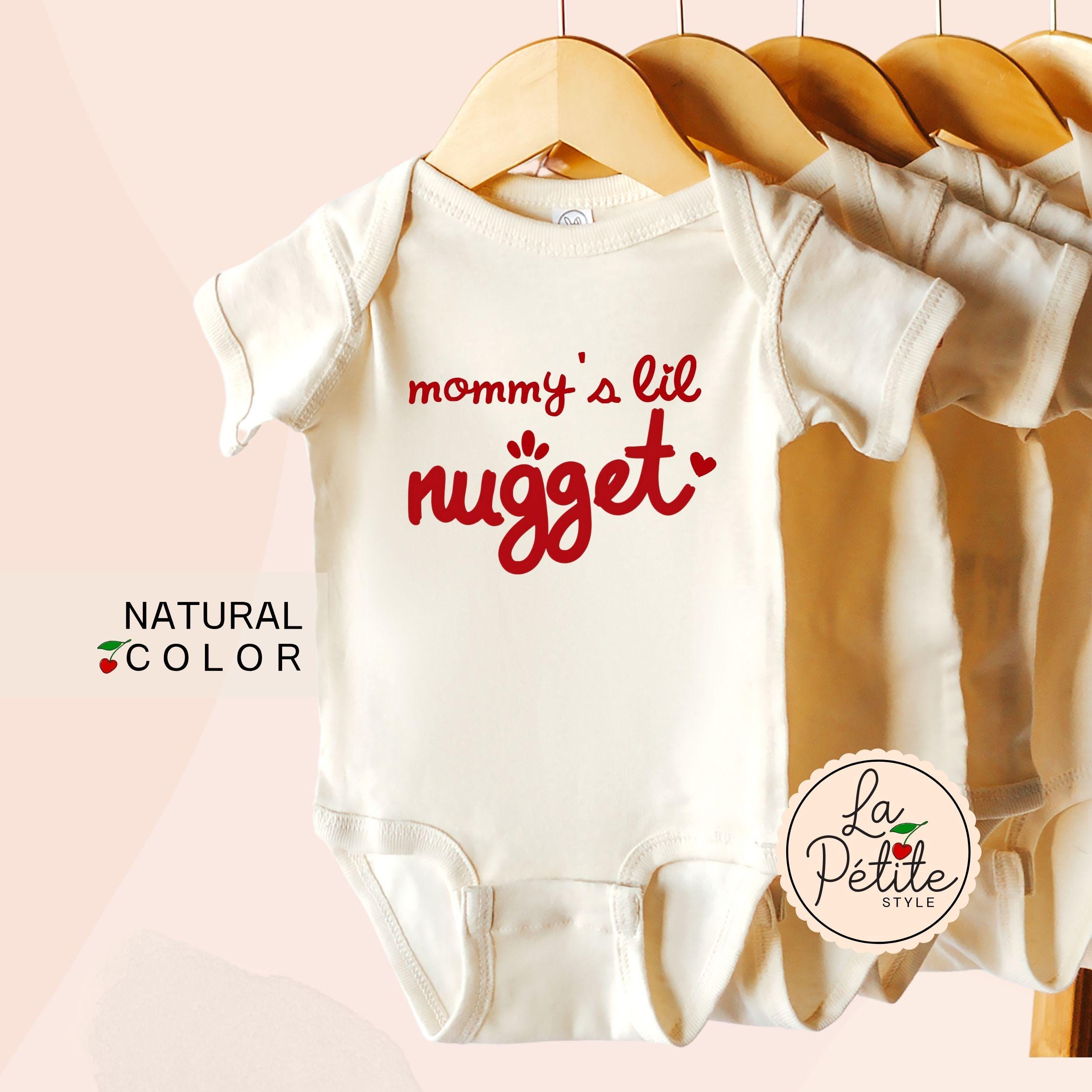 Mommy's Lil Nugget Baby Bodysuit Mommy's Lil Nugget Pregnancy Announcement Baby Shower Gift Baby Announcement Gift For New Mom Mother's Day